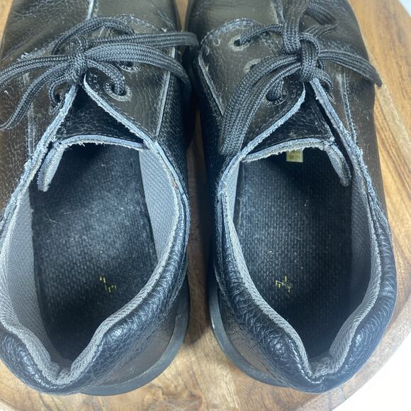 Dr Martens Marchant Mens Size 11 Black Yellow Low Top Oxfords Shoes AW004 - Picture 8 of 11